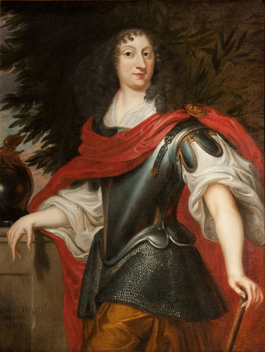 Dronning Christine i Minerva - Juste d'Egmont