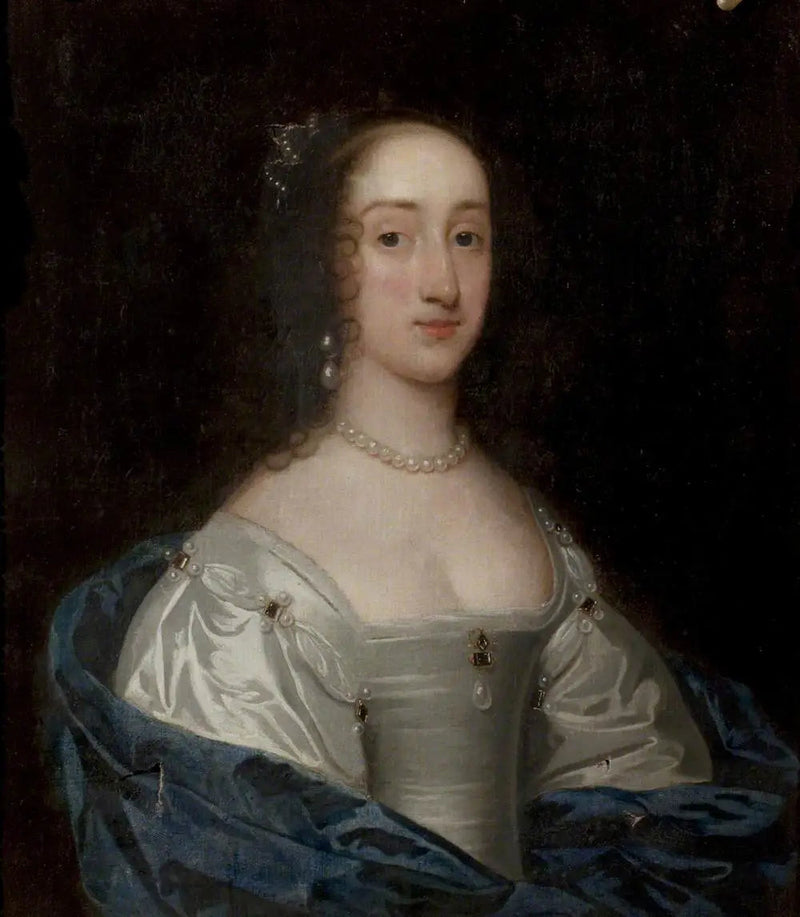 Dronning Henriette Marie (1609–1669) - Antoine van Dyck