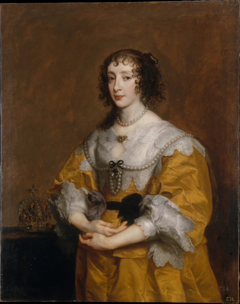 Dronning Henriette Marie - Antoine van Dyck