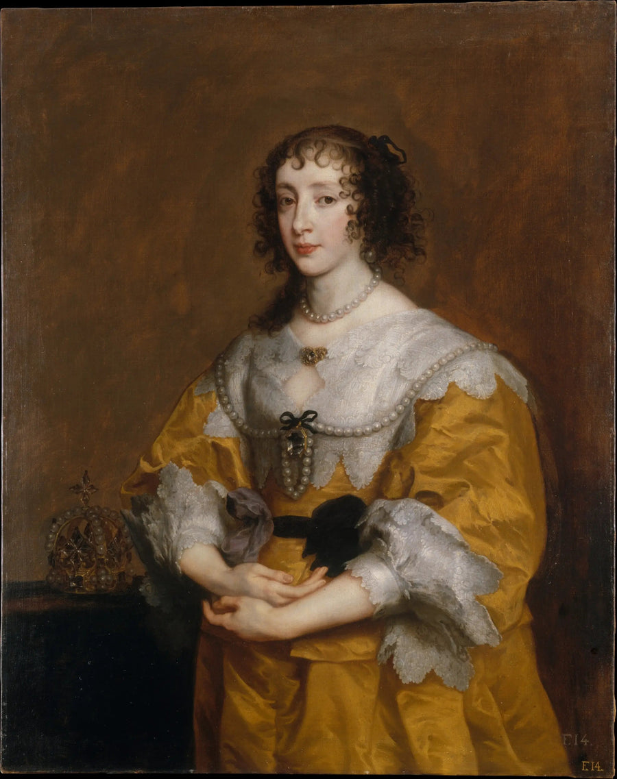 Dronning Henriette Marie - Antoine van Dyck