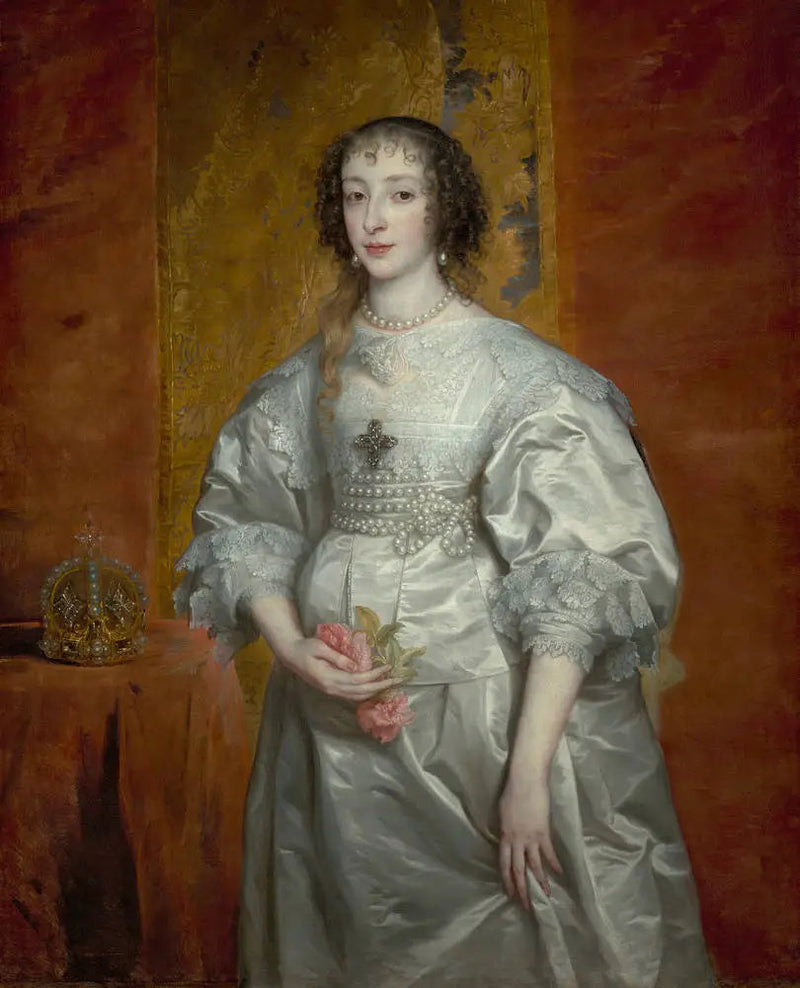 Dronning Henriette Marie - Antoine van Dyck