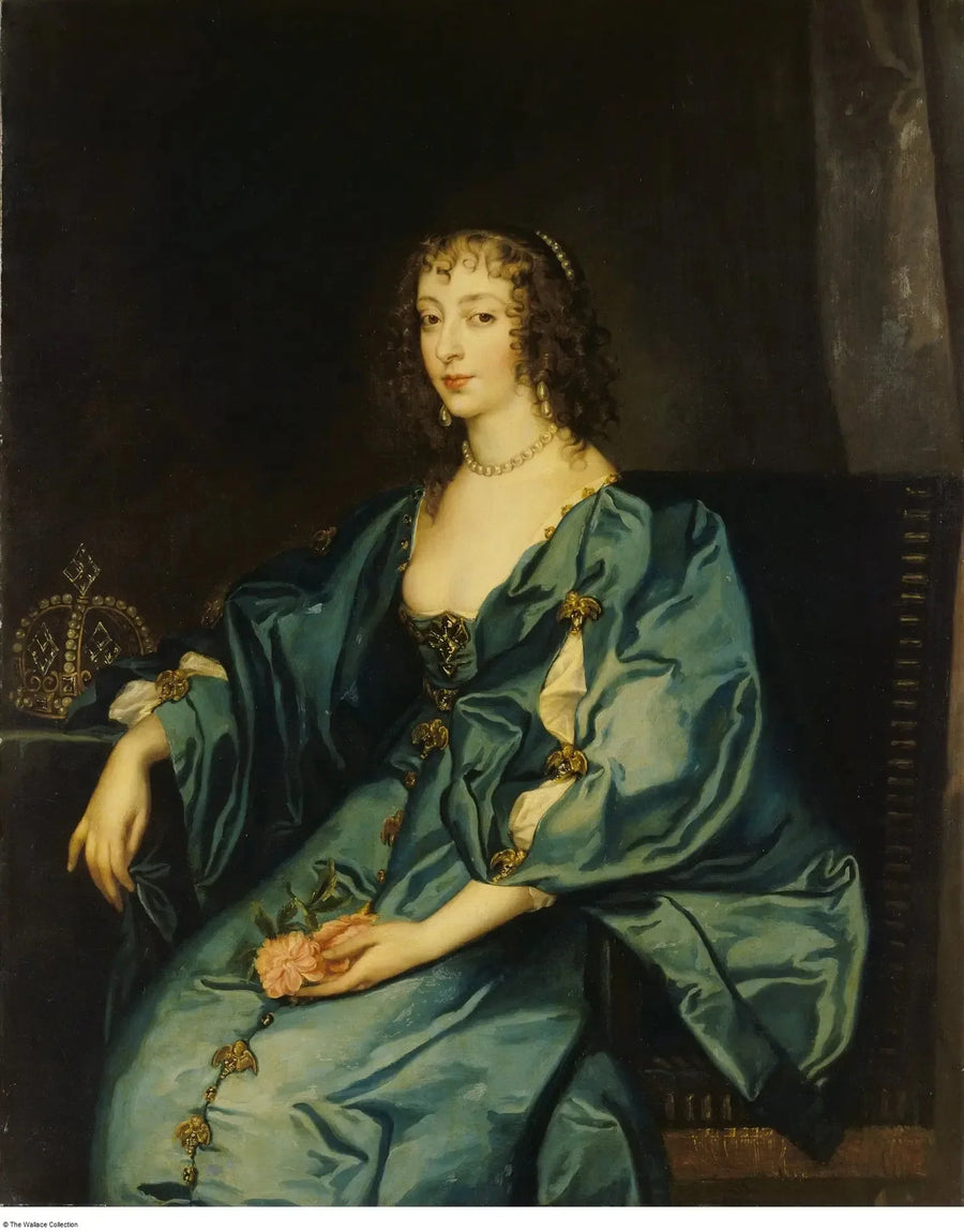 Dronning Henriette Marie - Antoine van Dyck