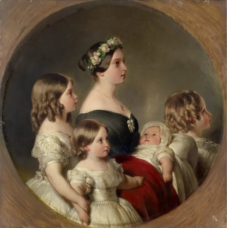 Dronning Victoria (1819-1901) med sine fire ældste børn - Franz Xaver Winterhalter