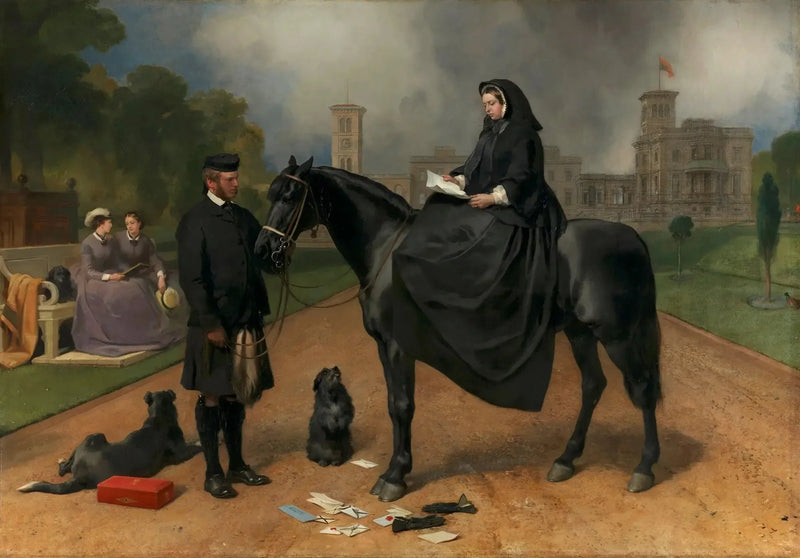 Dronning Victoria ved Osborne - Edwin Henry Landseer