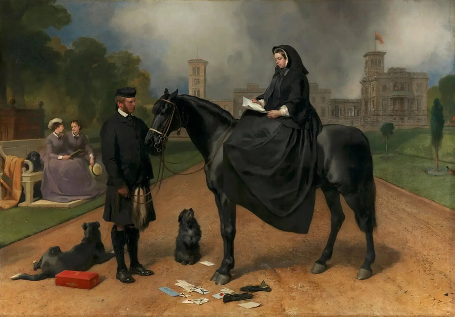 Dronning Victoria ved Osborne - Edwin Henry Landseer