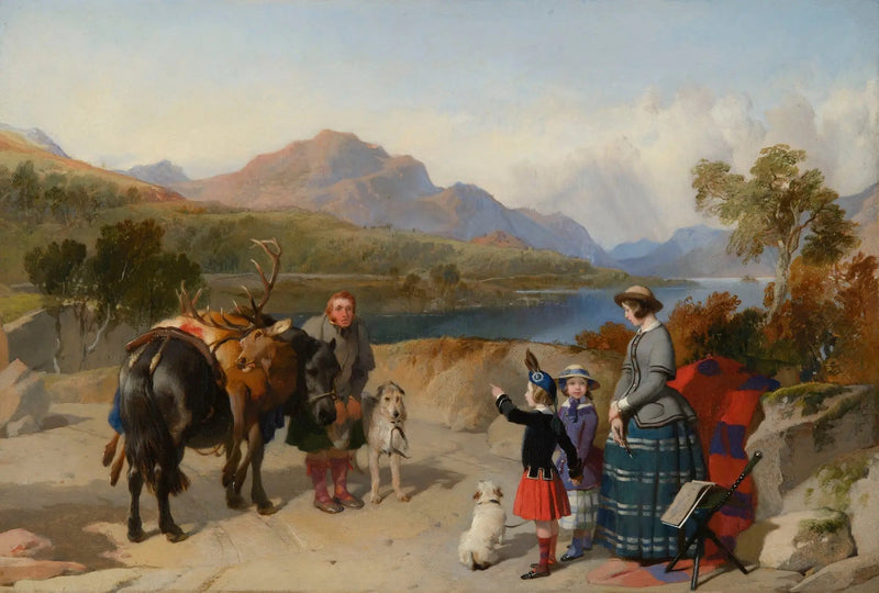 Dronning Victoria ved Loch Laggan - Edwin Henry Landseer