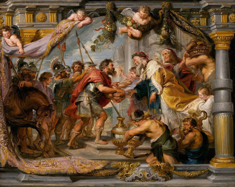 Abraham og Melkisedeks møde - Peter Paul Rubens
