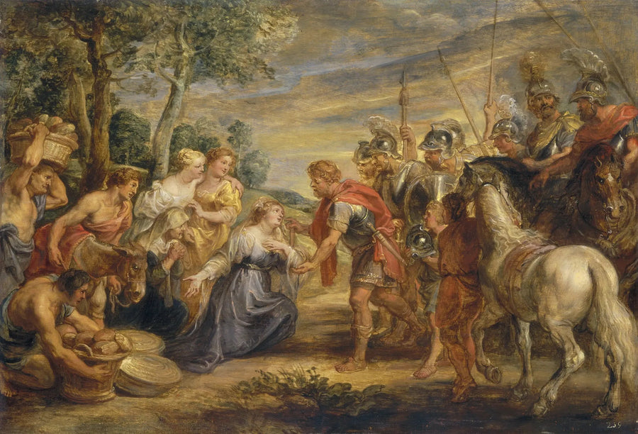David og Abigails møde - Peter Paul Rubens