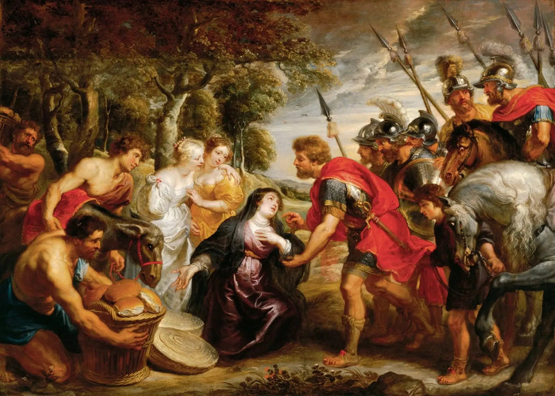 David og Abigails møde - Peter Paul Rubens