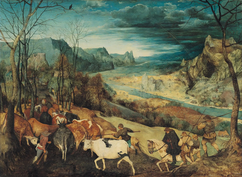 Hyrdernes hjemkomst - Pieter Brueghel den Ældre