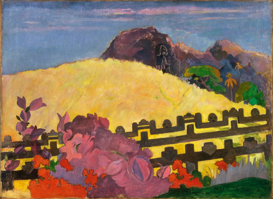 Her ligger templet - Paul Gauguin