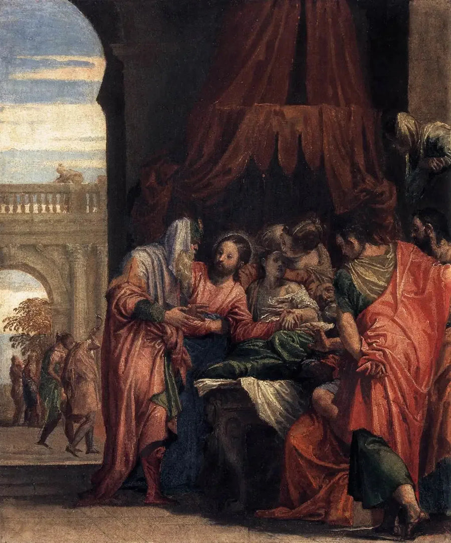 Jesu opstandelse af Jæras datter - Paul Véronèse