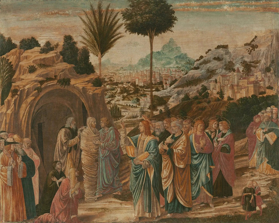 Lazarus' Opstandelse - Benozzo Gozzoli
