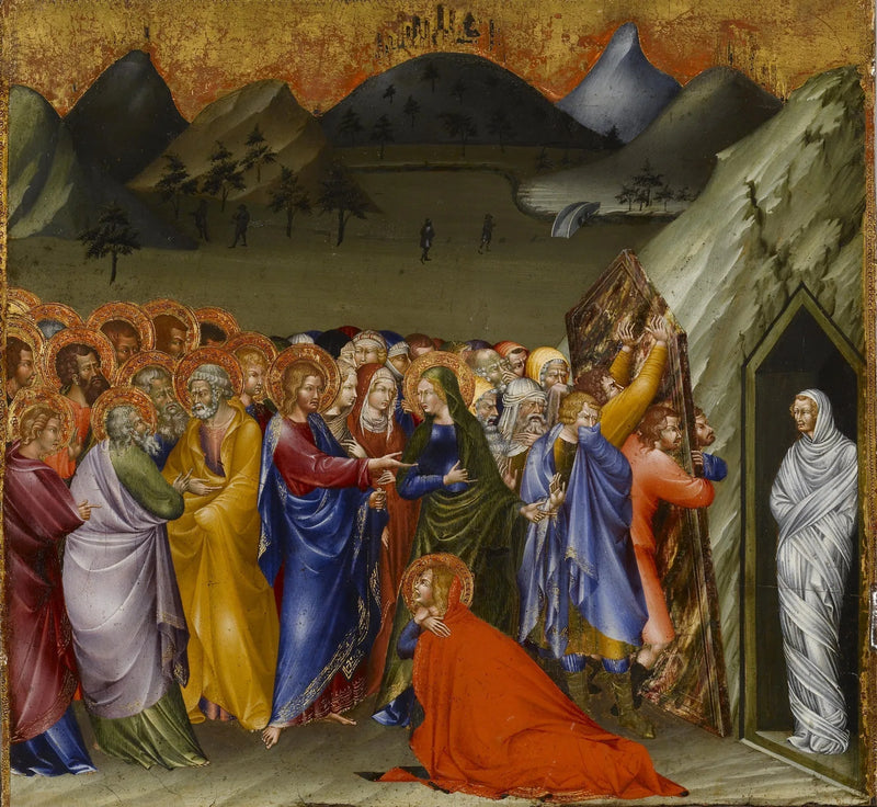 Lazarus' Opstandelse - Giovanni di Paolo