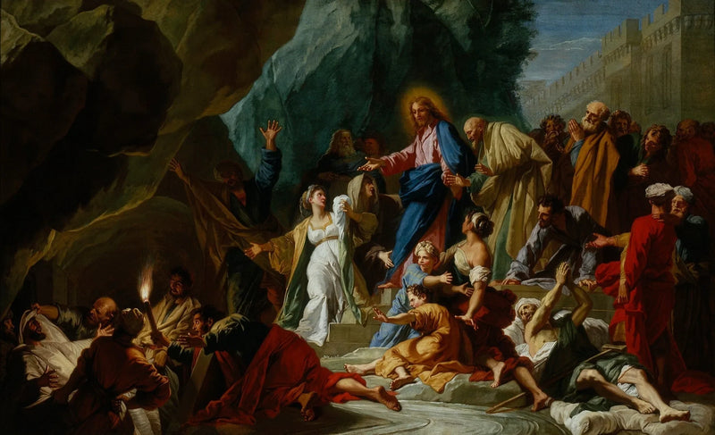 Lazarus' Opstandelse - Jean-Baptiste Jouvenet
