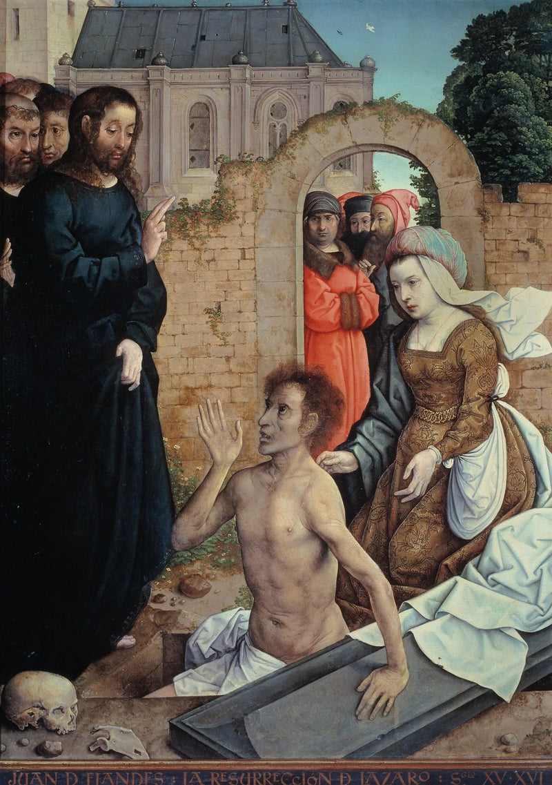 Lazarus' Opstandelse - Juan de Flandes