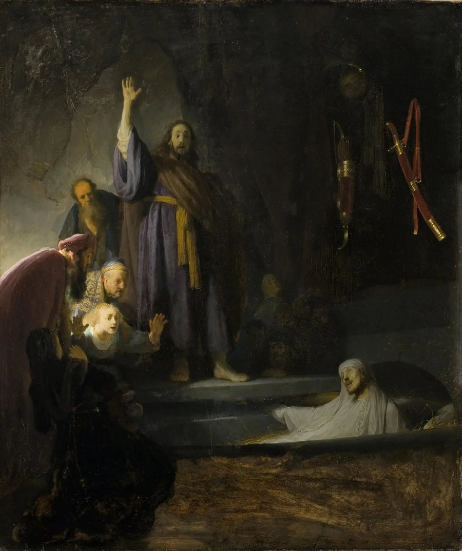 Lazarus' opstandelse - Rembrandt