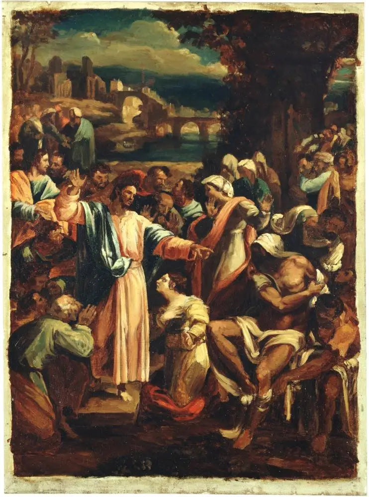 Lazarus' opstandelse - Théodore Géricault