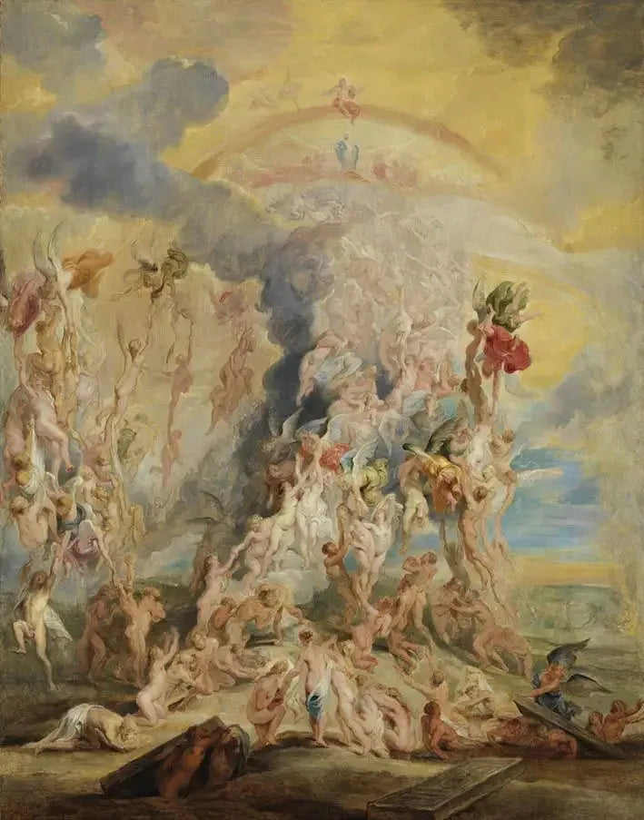 Opstandelsen af de salige - Peter Paul Rubens