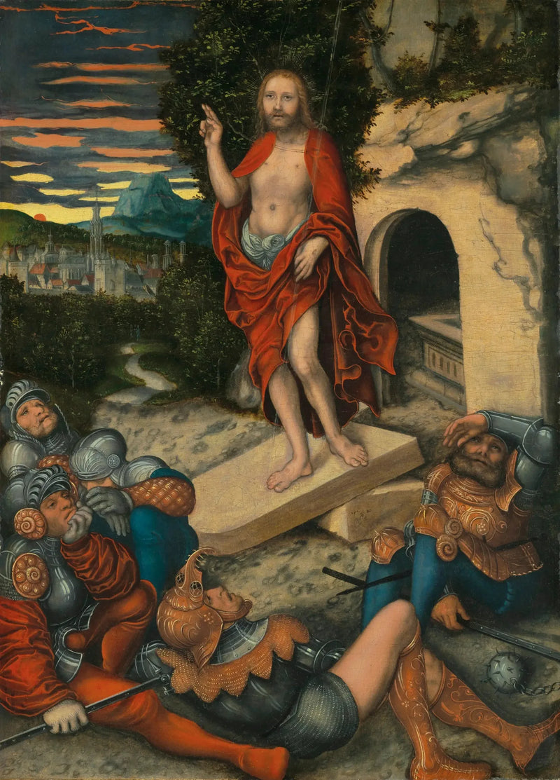 Kristi Opstandelse - Lucas Cranach den Ældre