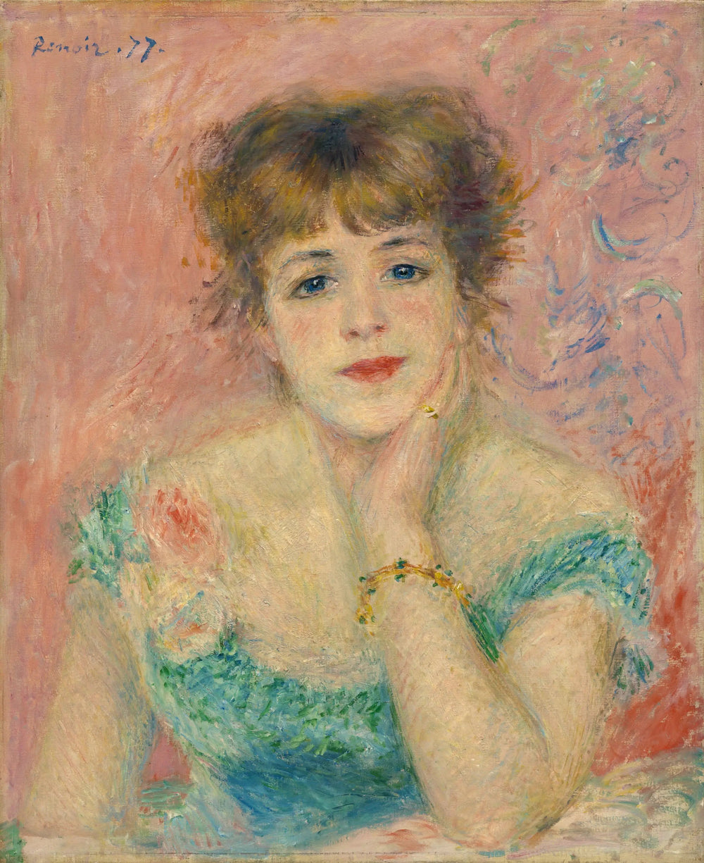 Reproduction du tableau « La Rêverie - Pierre-Auguste Renoir » par Alpha Reproduction en peinture à l’huile