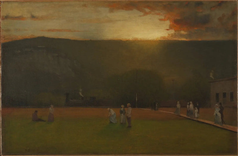 Rigor af spillet, Kearsarge Hall, North Conway, New Hampshire - George Inness