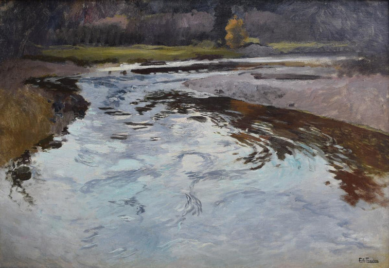 Floden ved Beaulieu - Frits Thaulow