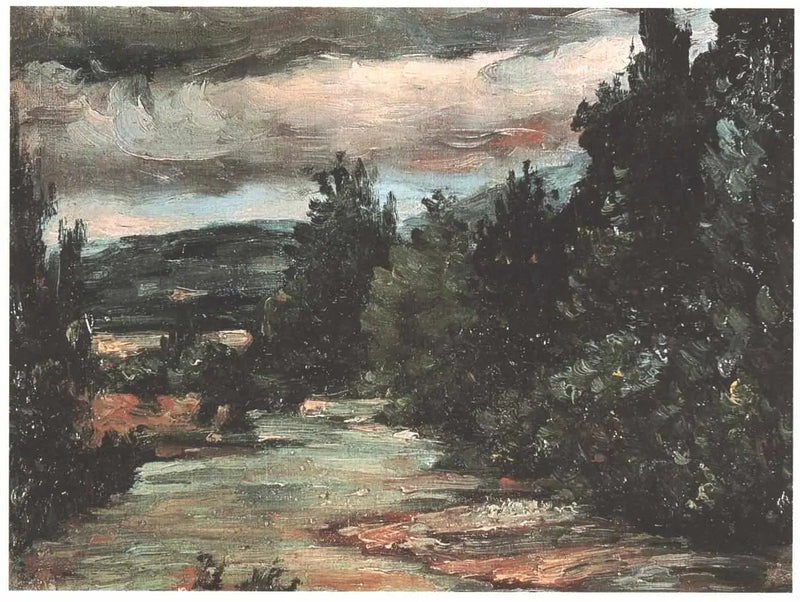 Floden på sletten - Paul Cézanne