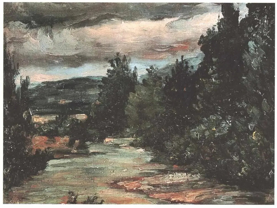 Floden på sletten - Paul Cézanne