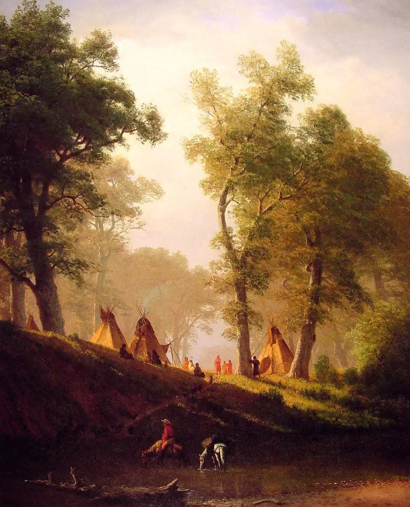 Løvens flod - Albert Bierstadt