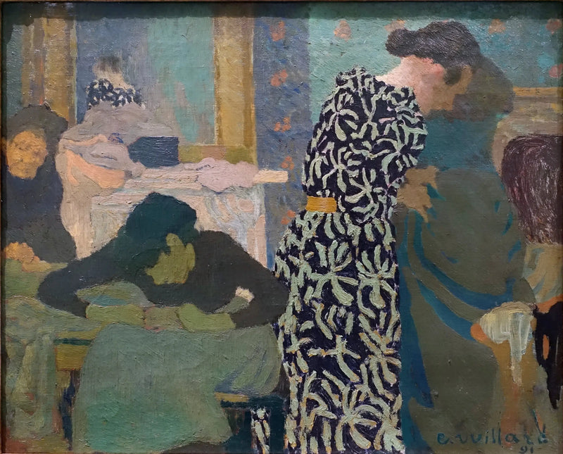 La robe à ramages - Édouard Vuillard