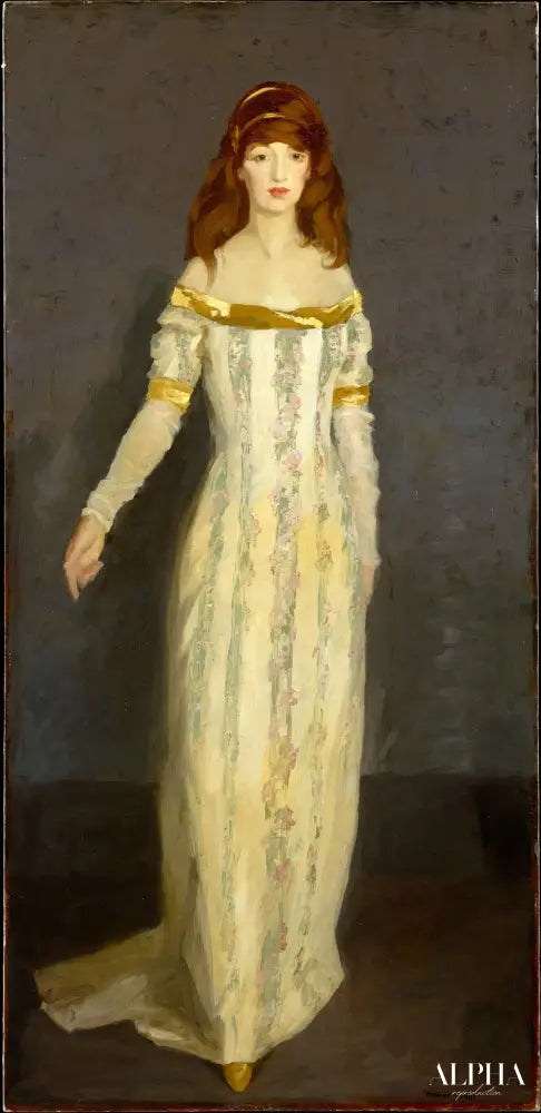 La robe de la mascarade - Robert Henri - Reproductions de tableaux et peintures haut de gamme