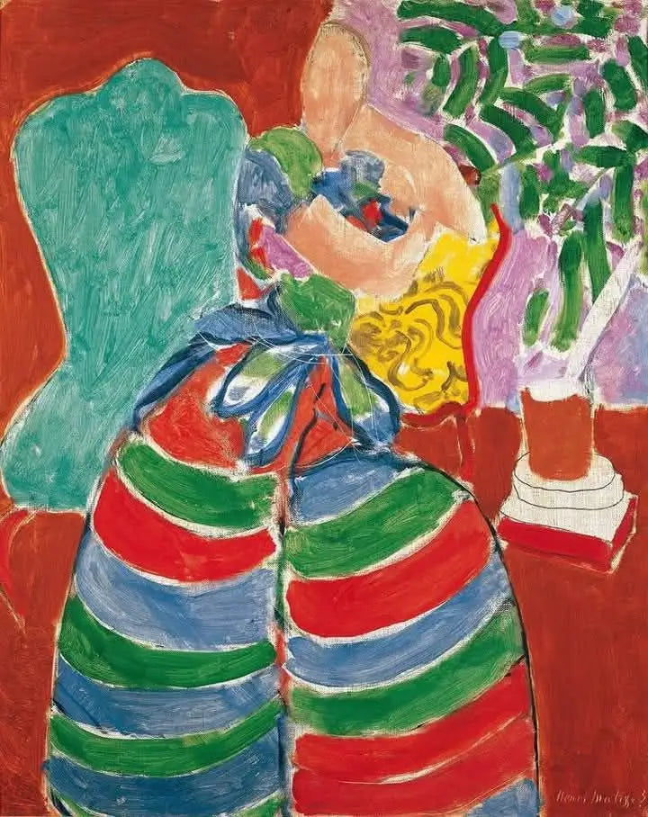 Den stribede kjole - Henri Matisse