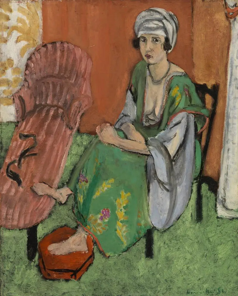 Den grønne kjole - Henri Matisse