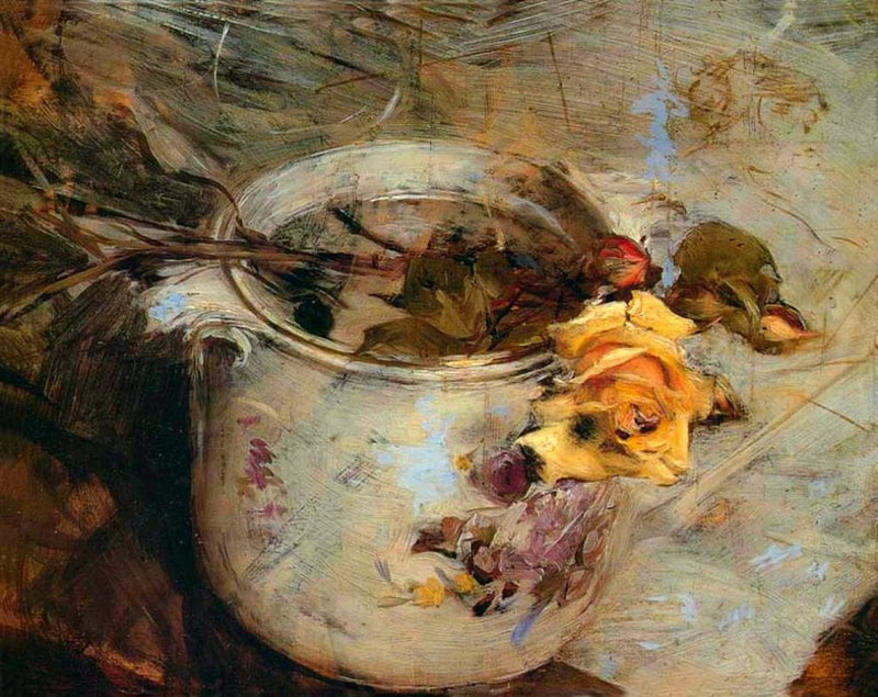 Rosen i vase af Sachsen - Giovanni Boldini