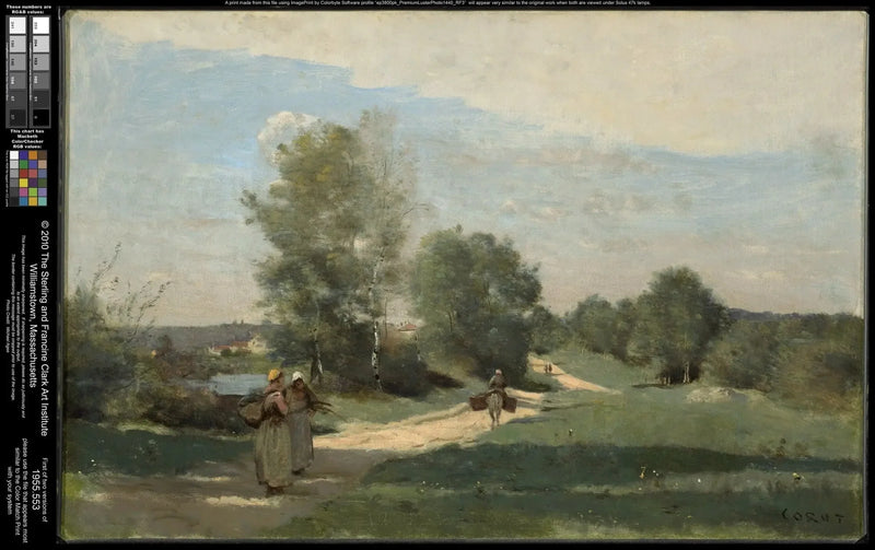 Vejen ved vandkanten - Jean-Baptiste Camille Corot