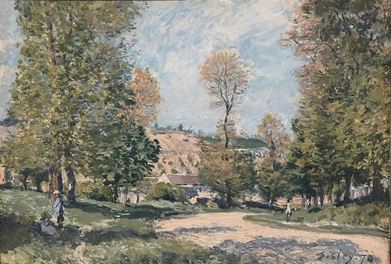 Louveciennes vejen - Alfred Sisley