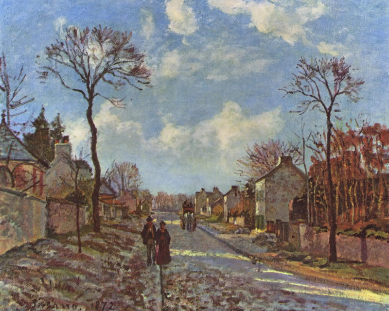 Louveciennes Vejen - Camille Pissarro