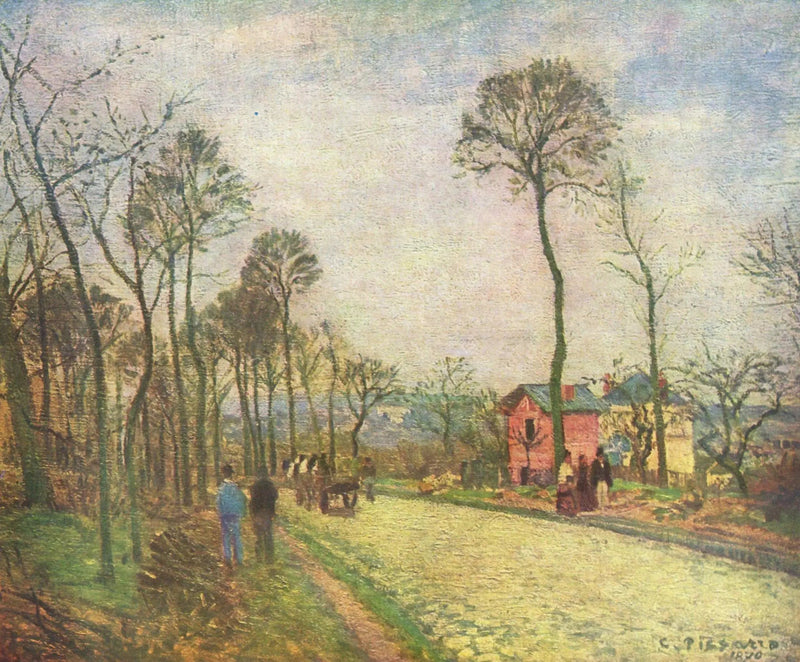 Louveciennes Vejen - Camille Pissarro