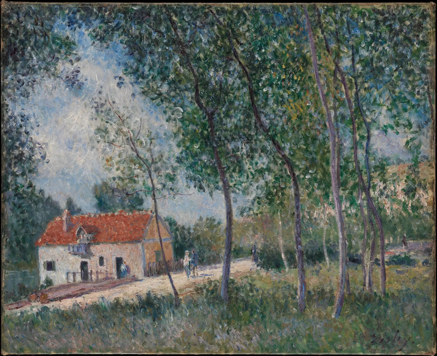 Vejen fra Moret til Saint-Mammès - Alfred Sisley