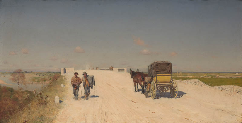 Napolibyen til Brindisi - Giuseppe De Nittis