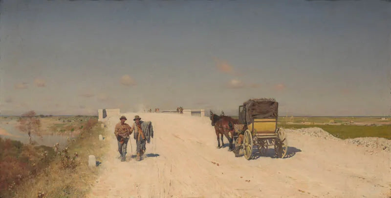 Napolibyen til Brindisi - Giuseppe De Nittis
