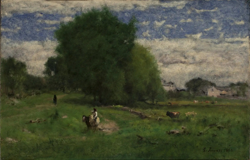 Landsbyvejen, Milton - George Inness