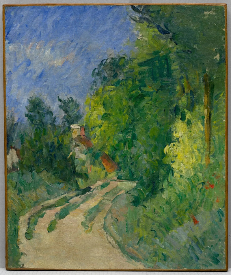 Vejen der drejer ind i skoven - Paul Cézanne