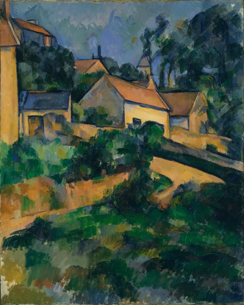 Den Svingende Vej i Montgeroult - Paul Cézanne