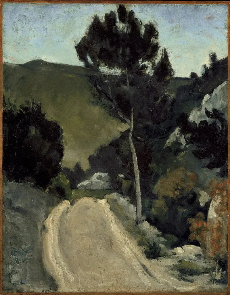 Den snoede vej i Provence - Paul Cézanne