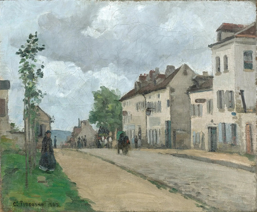 Gisorsgade i Pontoise - Camille Pissarro