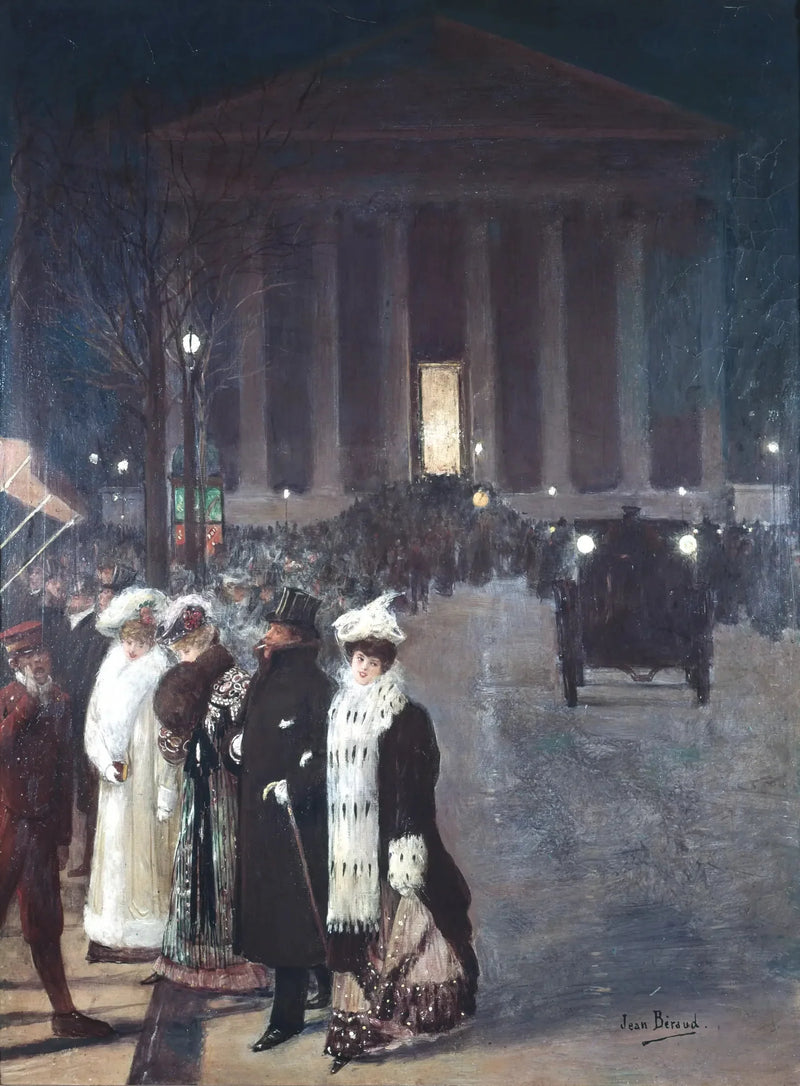 La Rue Royale, juleaften - Jean Béraud