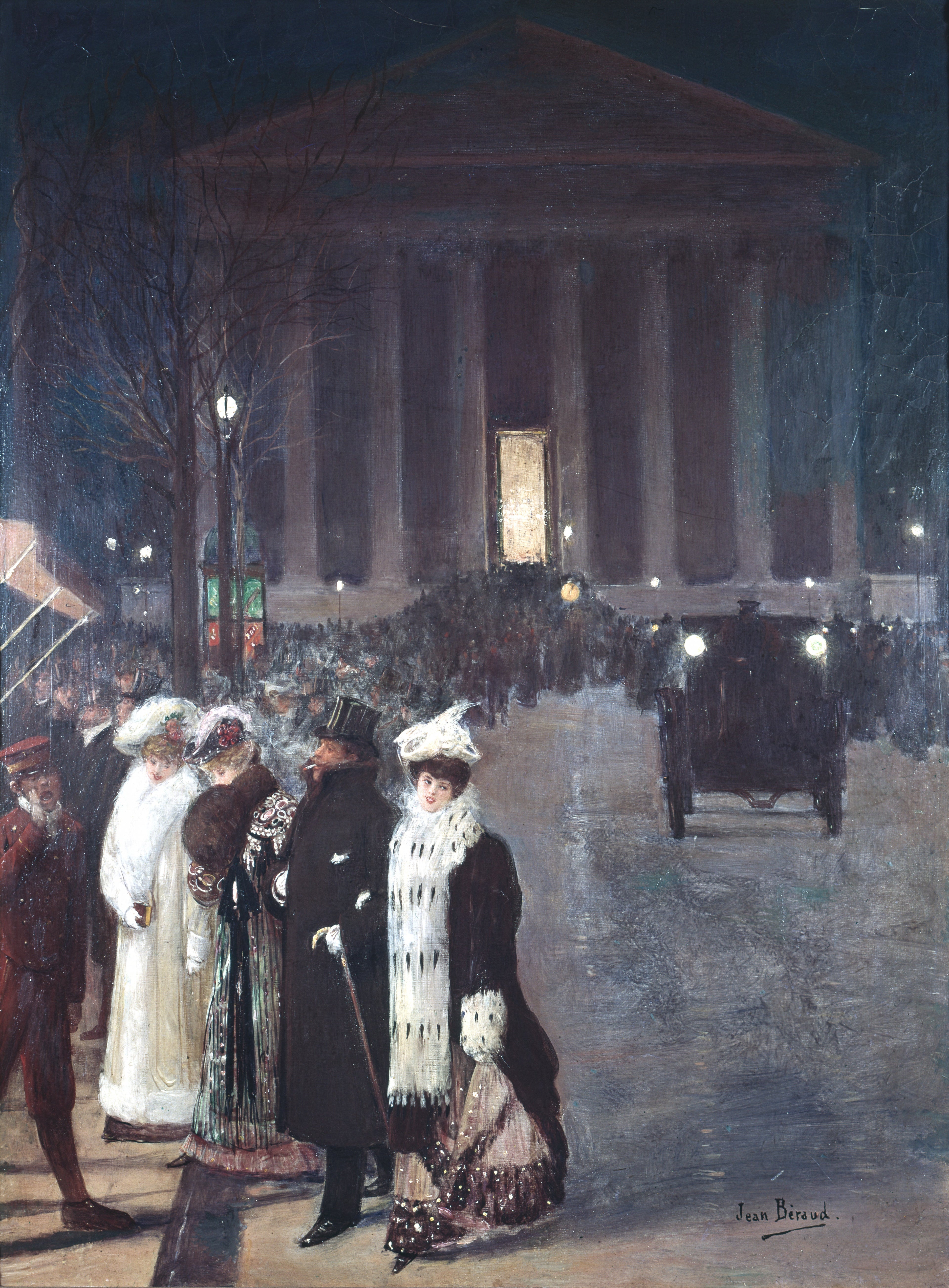 La Rue Royale, juleaften - Jean Béraud