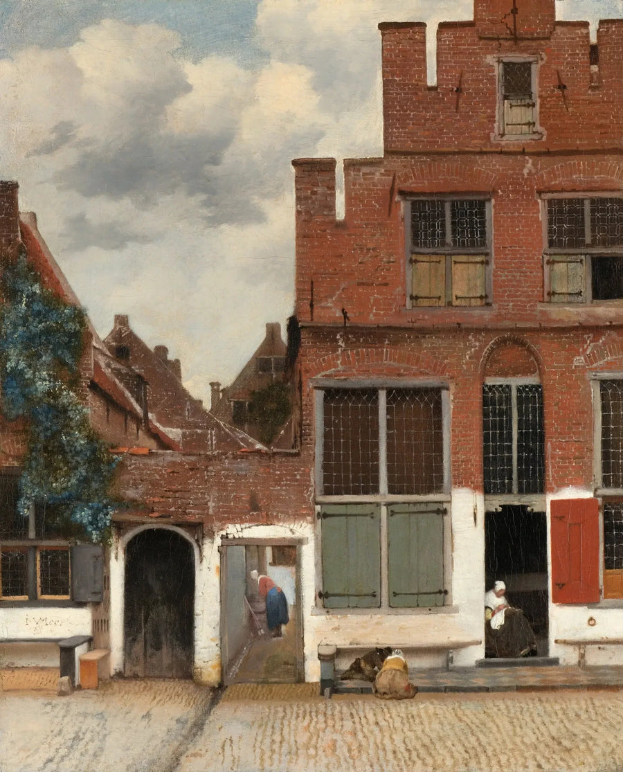 Den lille gade - Johannes Vermeer